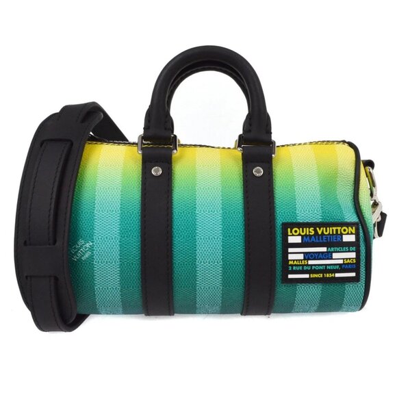 Louis Vuitton Day Break Damier Stripe Keepall XS 2way Handbag M59949 NQ00753 - Picture 1 of 5